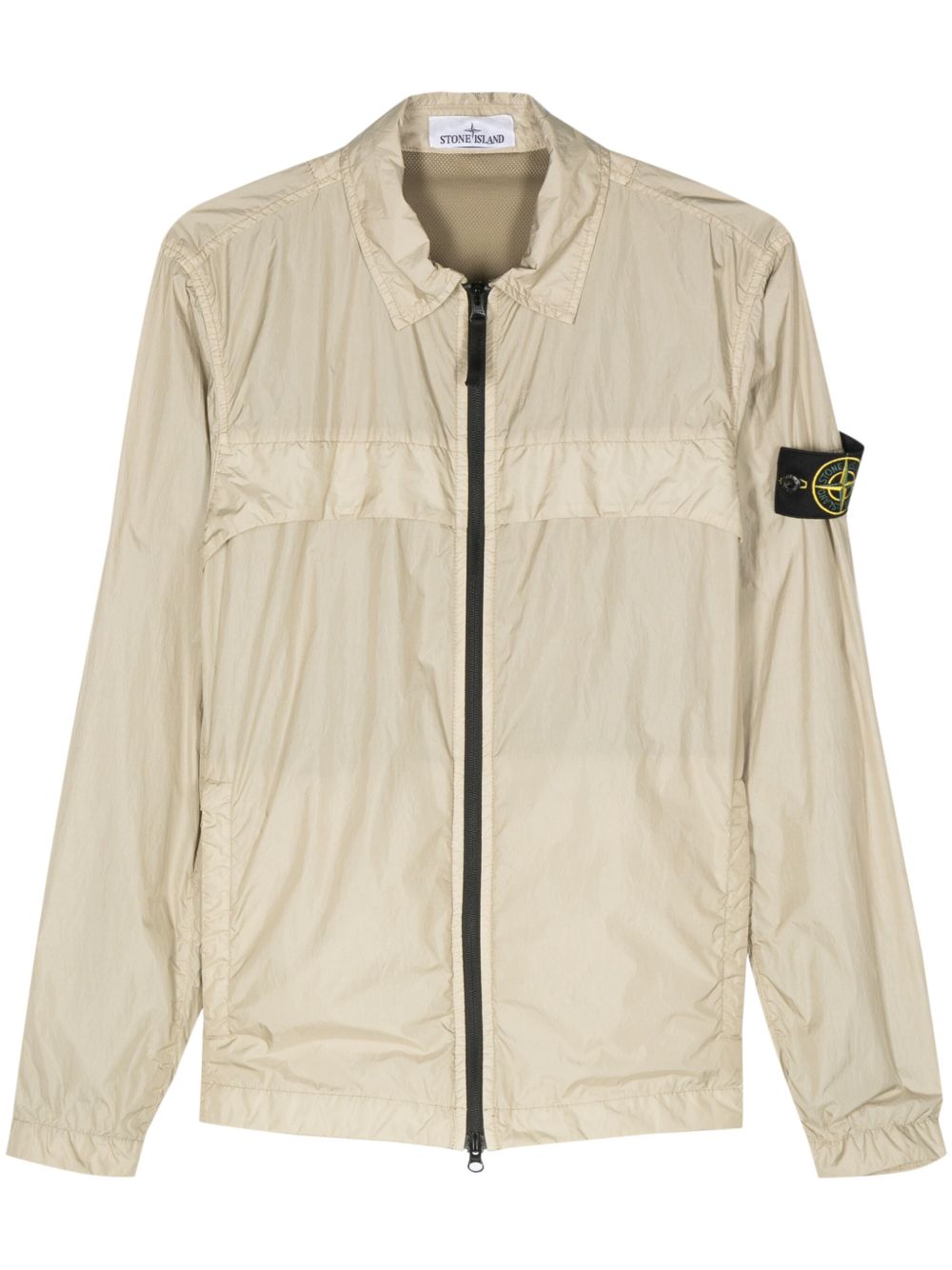 Stone Island Compass 徽章轻薄夹克 - 中性色