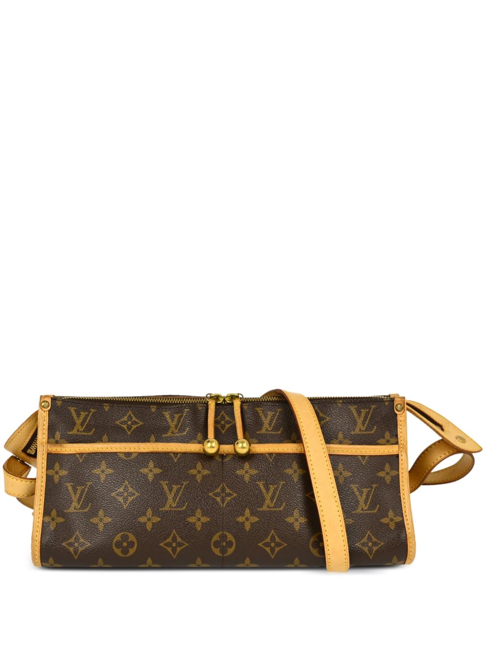 Louis Vuitton Pre-Owned Popincourt Long 单肩包（2005年典藏款） - 褐色