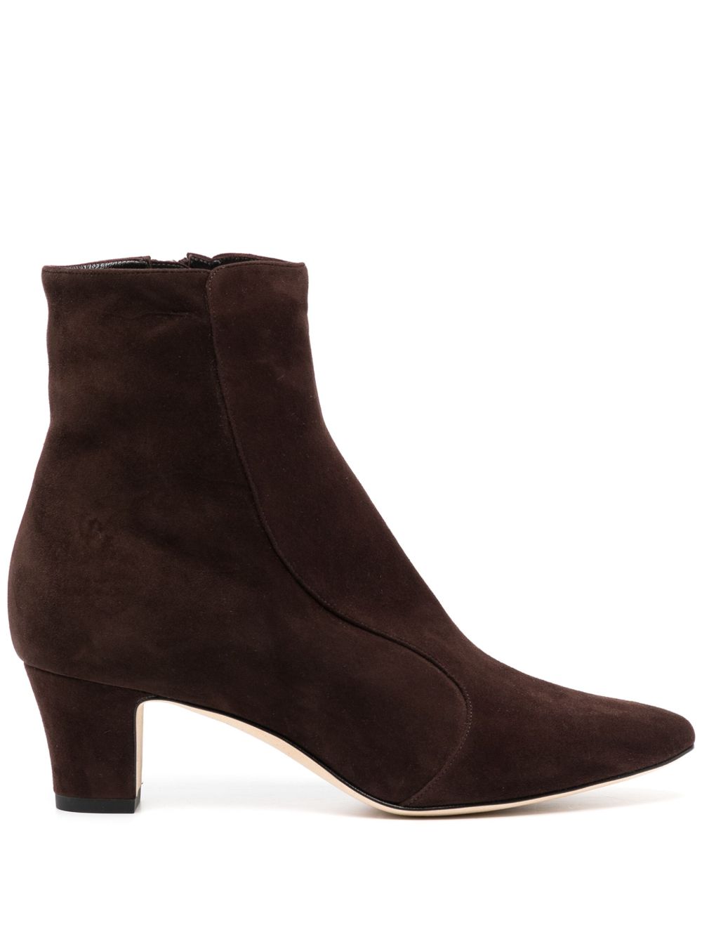Manolo Blahnik Myconia 低跟靴（5厘米） - 褐色