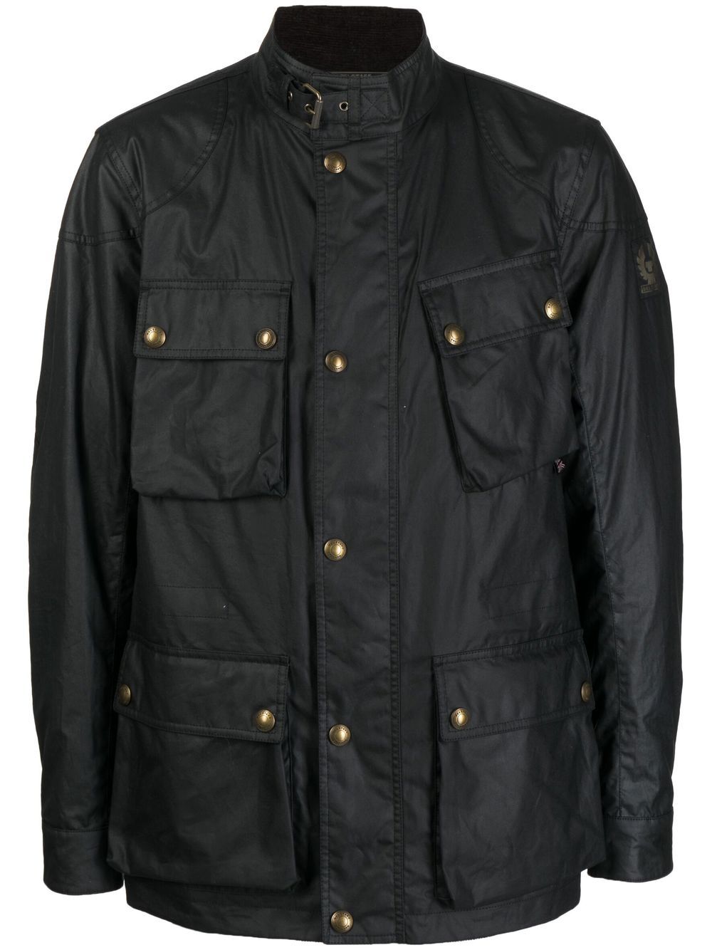 Belstaff Trialmaster 涂蜡棉夹克 - 黑色