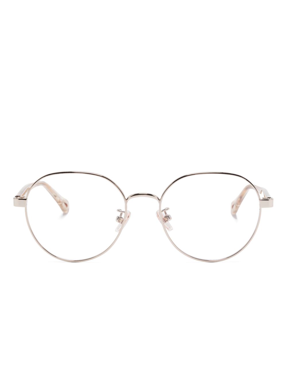 Chloé Eyewear 圆框眼镜 - 中性色