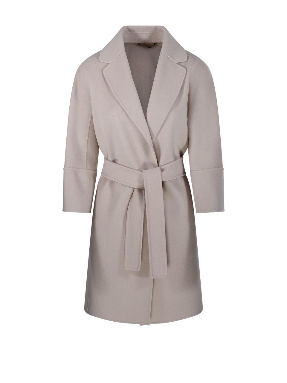 'S Max Mara Belted Long-sleeved Coat
