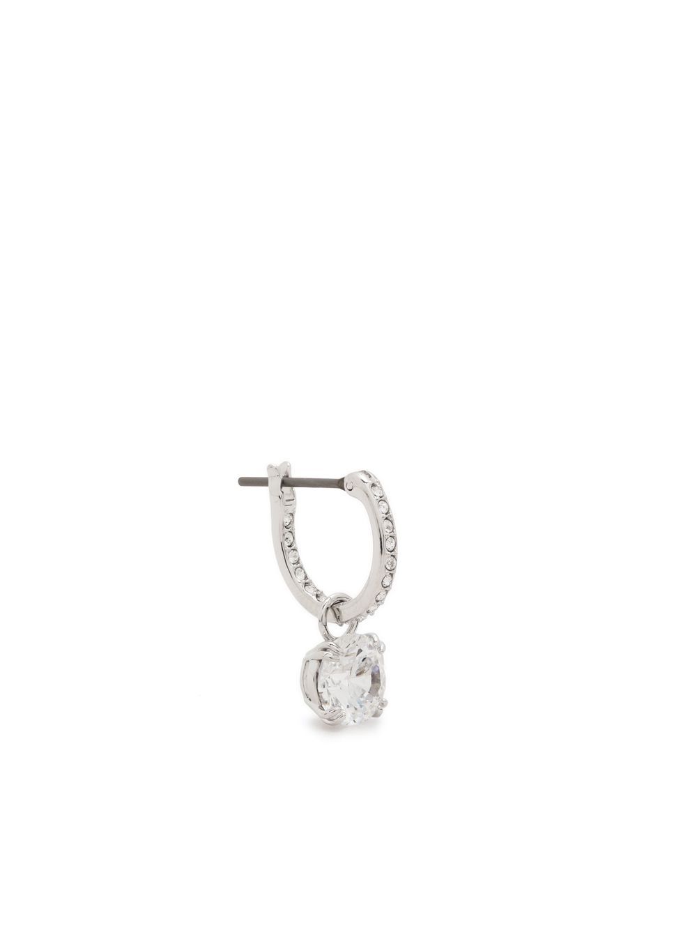 Swarovski Stilla 吊饰耳环 - 银色