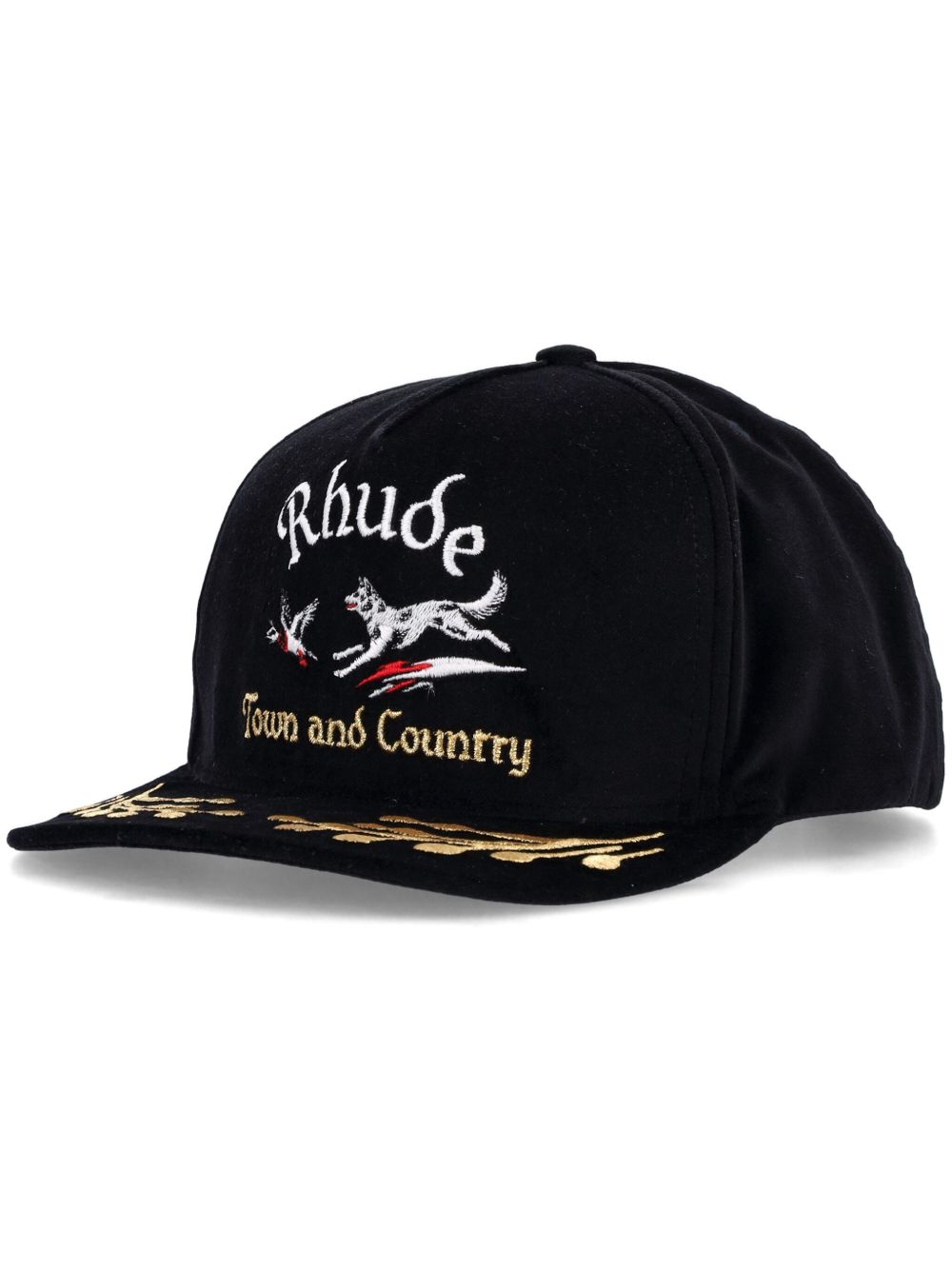 RHUDE Wine Country Souvenir 棒球帽 - 黑色