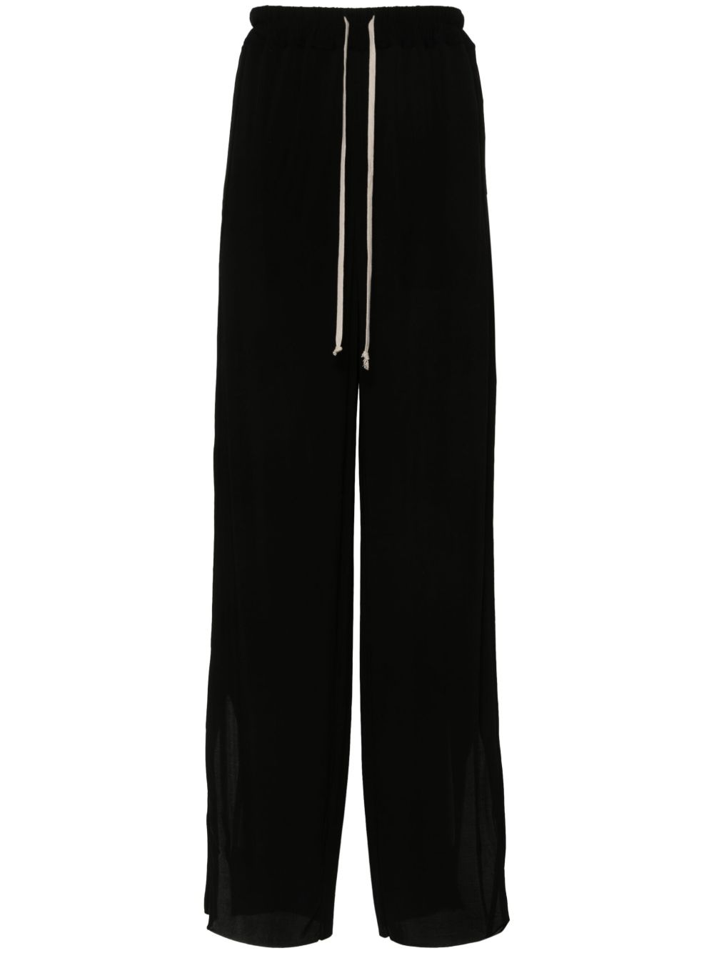 Rick Owens 经典阔腿裤 - 黑色