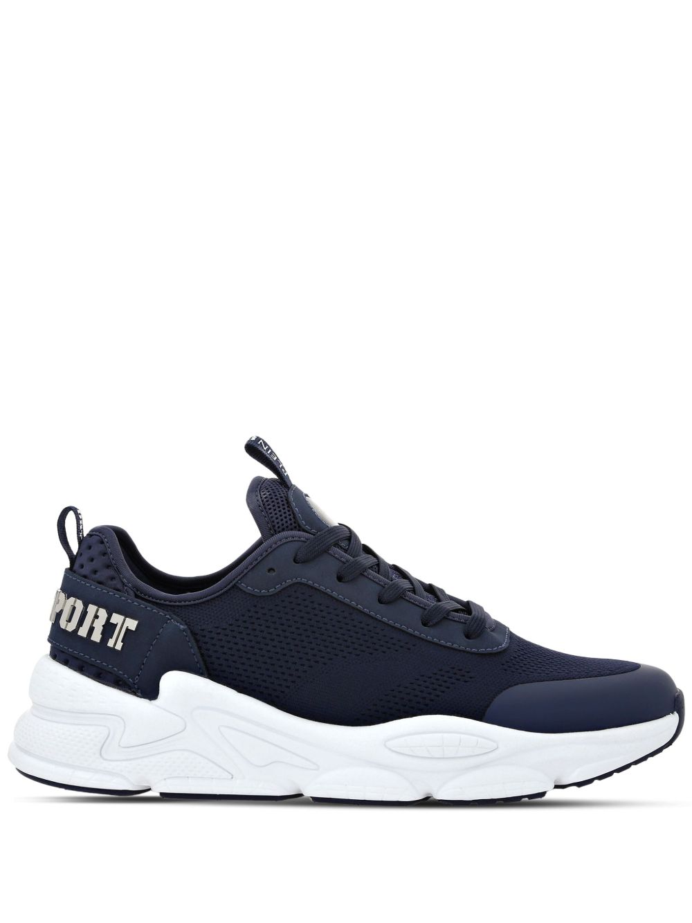 Plein Sport logo网面运动鞋 - 蓝色