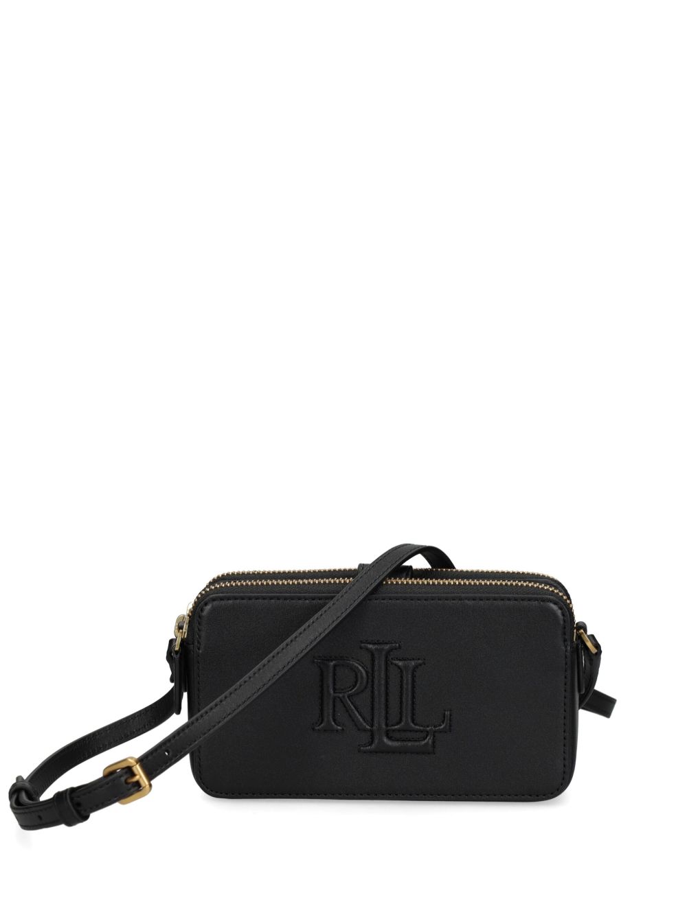 Lauren Ralph Lauren Witley 中号斜挎包 - 黑色