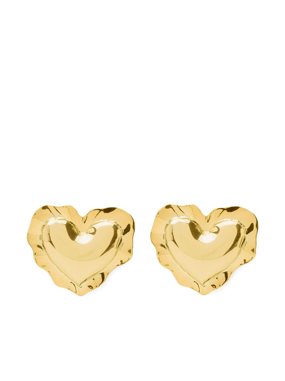 Nina Ricci Cushion Heart 耳环 - 金色
