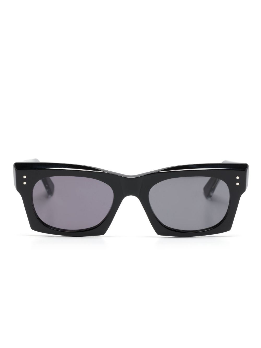 Marni Eyewear logo雕刻方框太阳眼镜 - 黑色