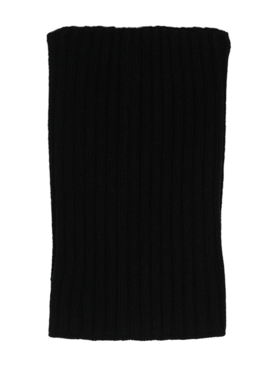 Rick Owens Ribbed-Knit Tube Scarf
