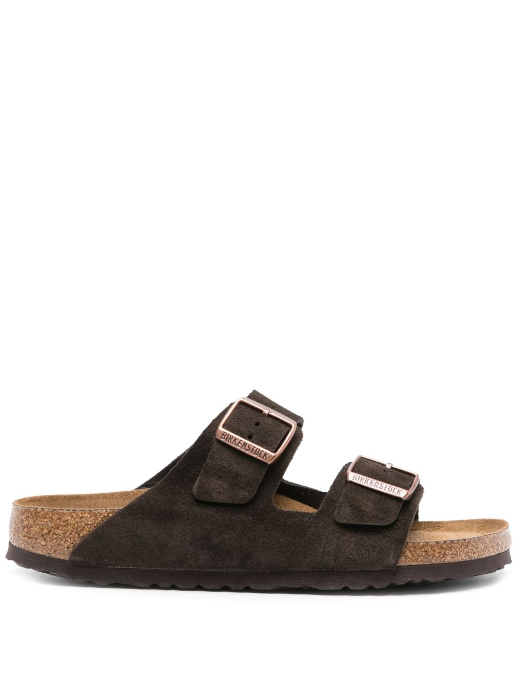 Birkenstock Arizona 皮质凉鞋 - 褐色