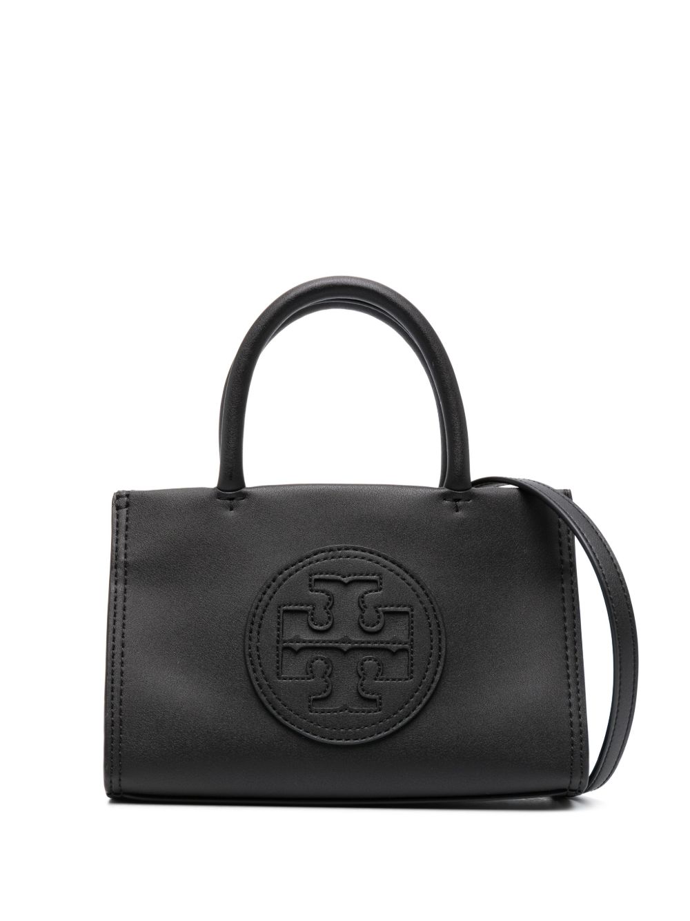 Tory Burch logo刺绣迷你包 - 黑色