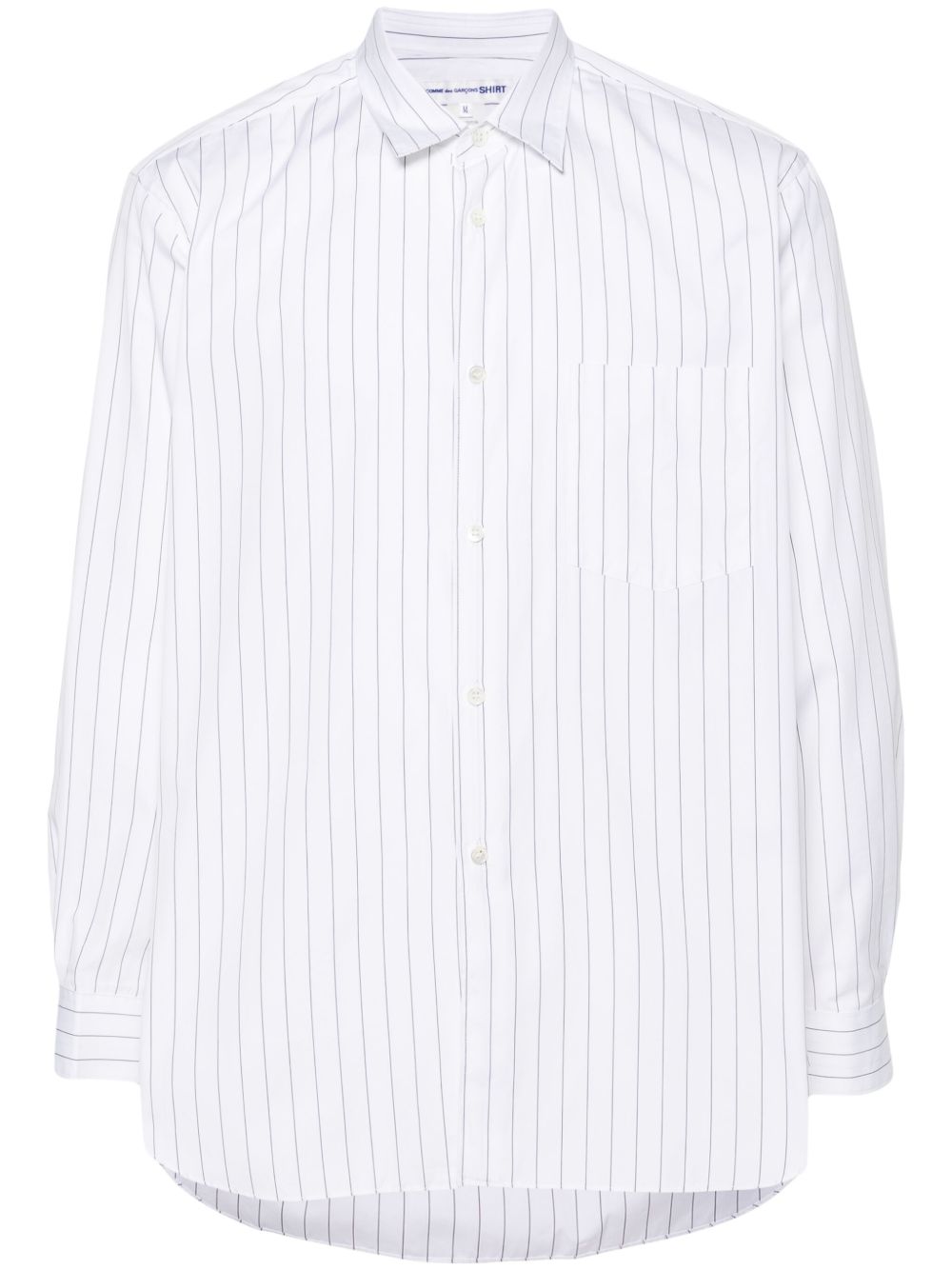 Comme Des Garçons Shirt 条纹棉衬衫 - 中性色