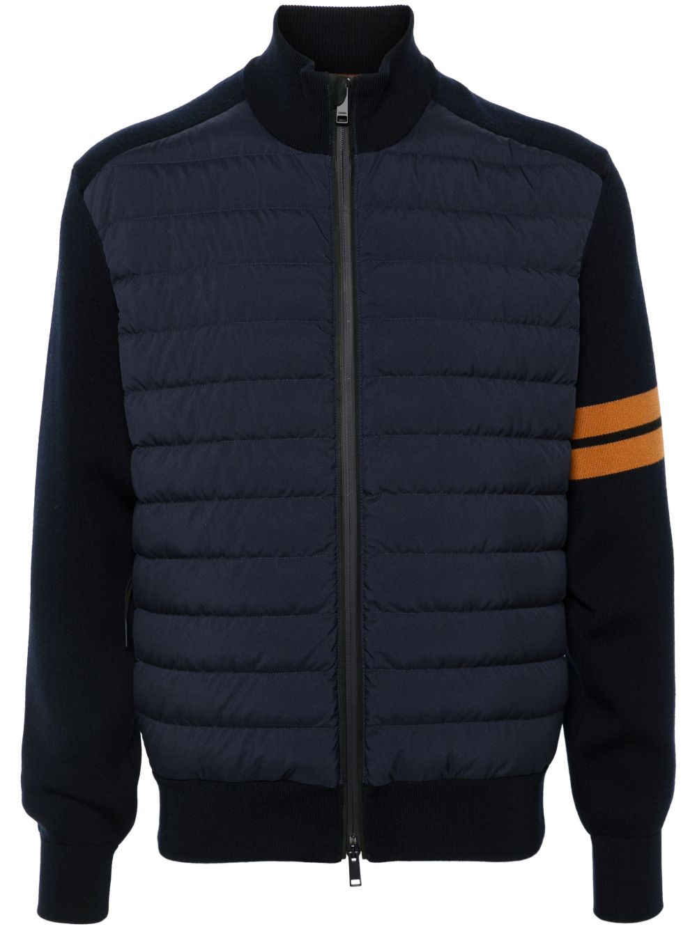 Zegna 绗缝夹克 - 蓝色