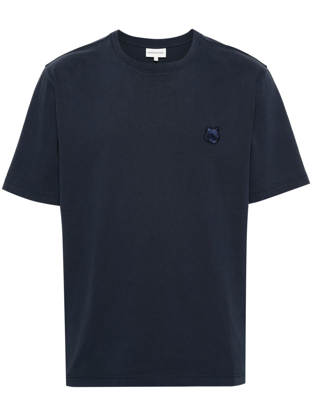 Maison Kitsuné Bold Fox Head 棉T恤 - 蓝色