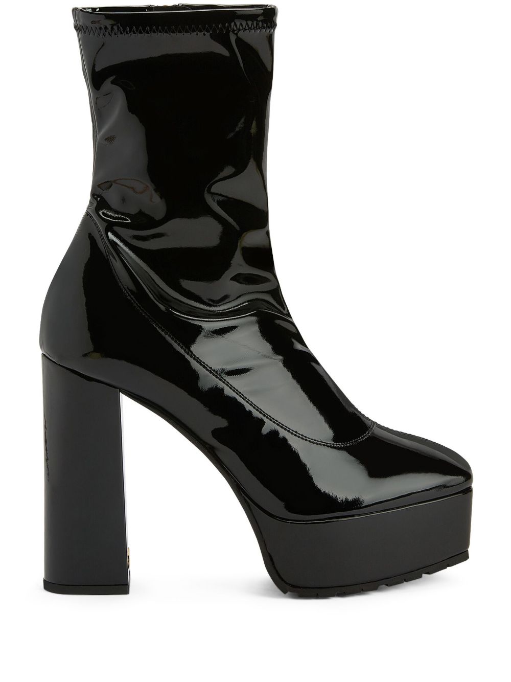 Giuseppe Zanotti The New Morgana 高跟及踝靴 - 黑色