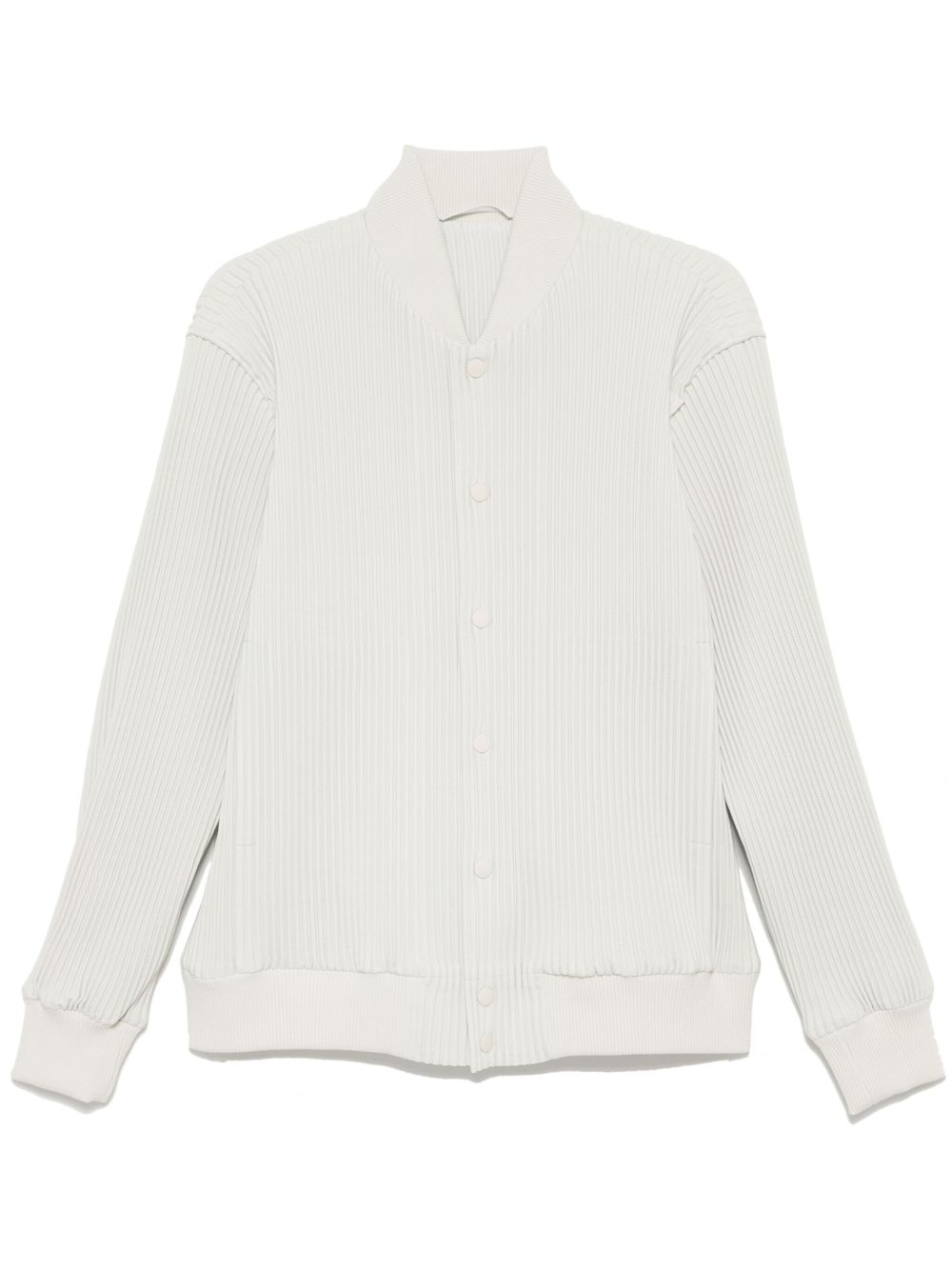 Homme Plissé Issey Miyake 褶饰飞行员夹克 - 中性色