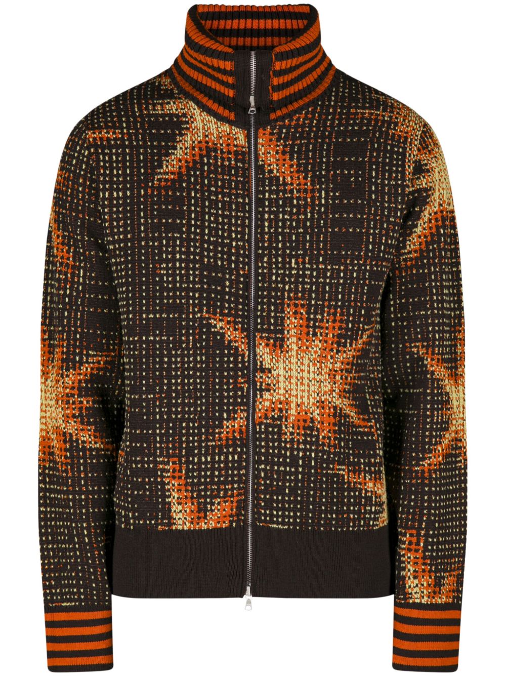 DRIES VAN NOTEN 拉链开衫 - 褐色