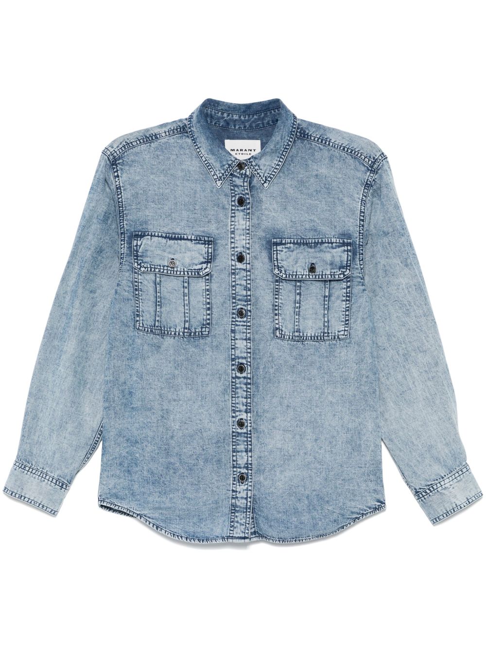 ISABEL MARANT Tahisia 衬衫 - 蓝色
