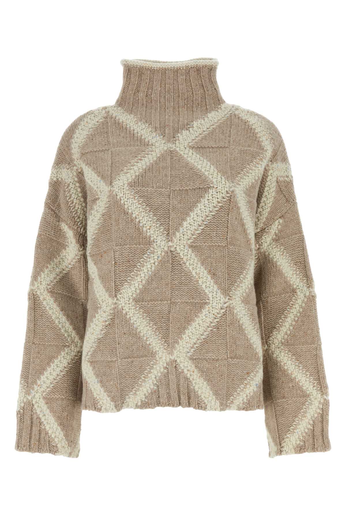 Bottega Veneta 双色羊毛毛衣