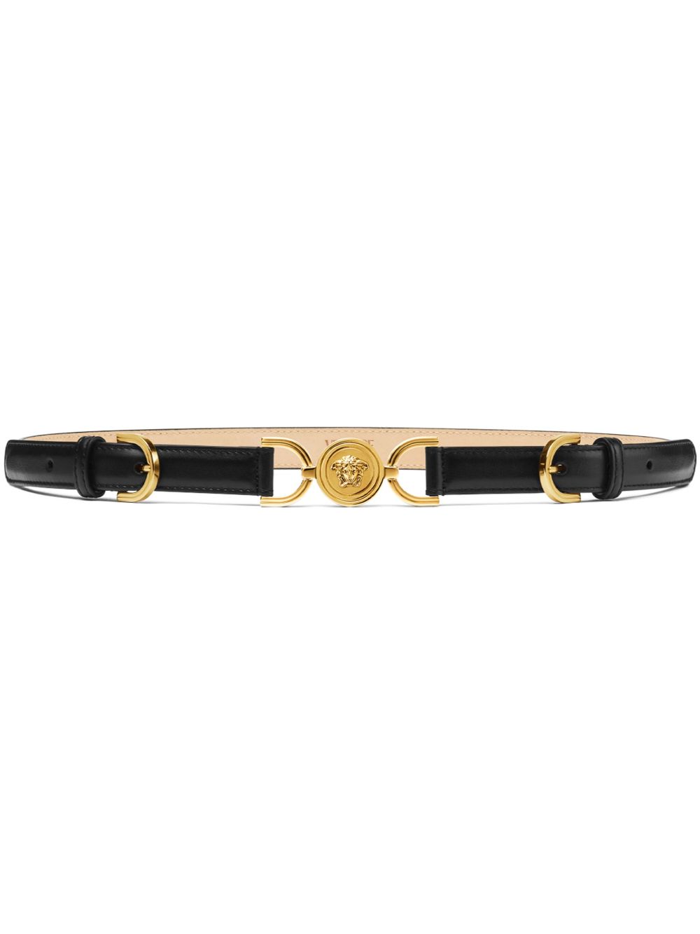 Versace Medusa '95 皮质腰带 - 黑色
