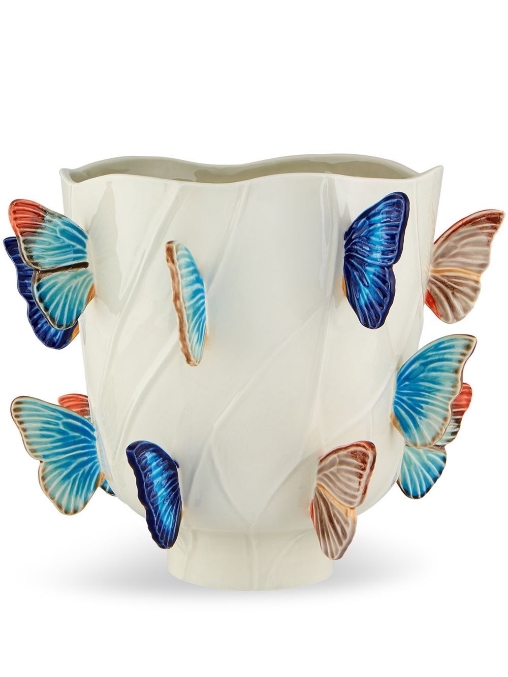 Bordallo Pinheiro Cloudy Butterflies 花瓶 - 中性色