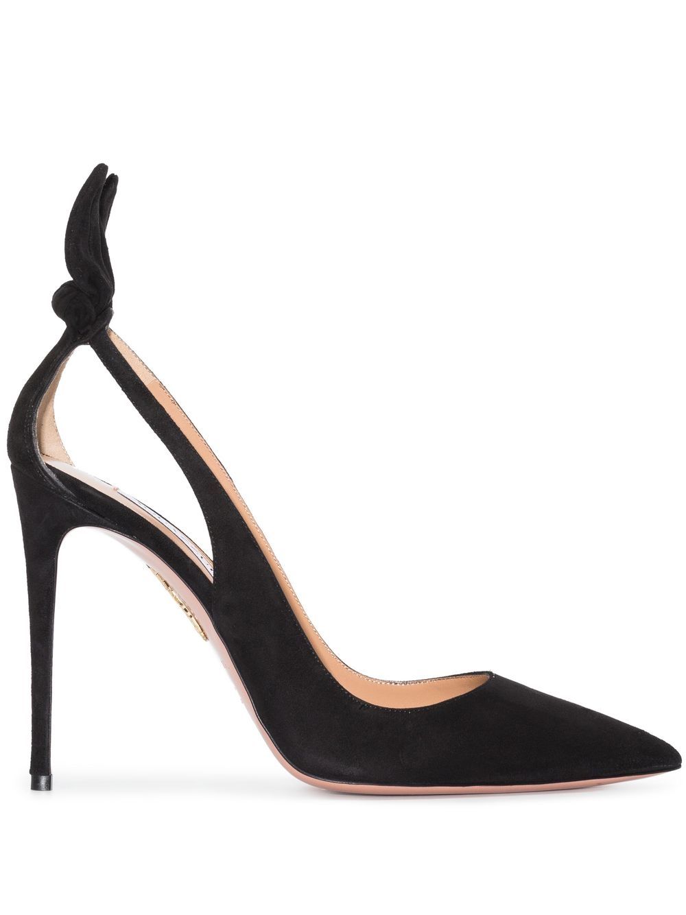 Aquazzura Bow Tie 高跟鞋（10.5厘米） - 黑色