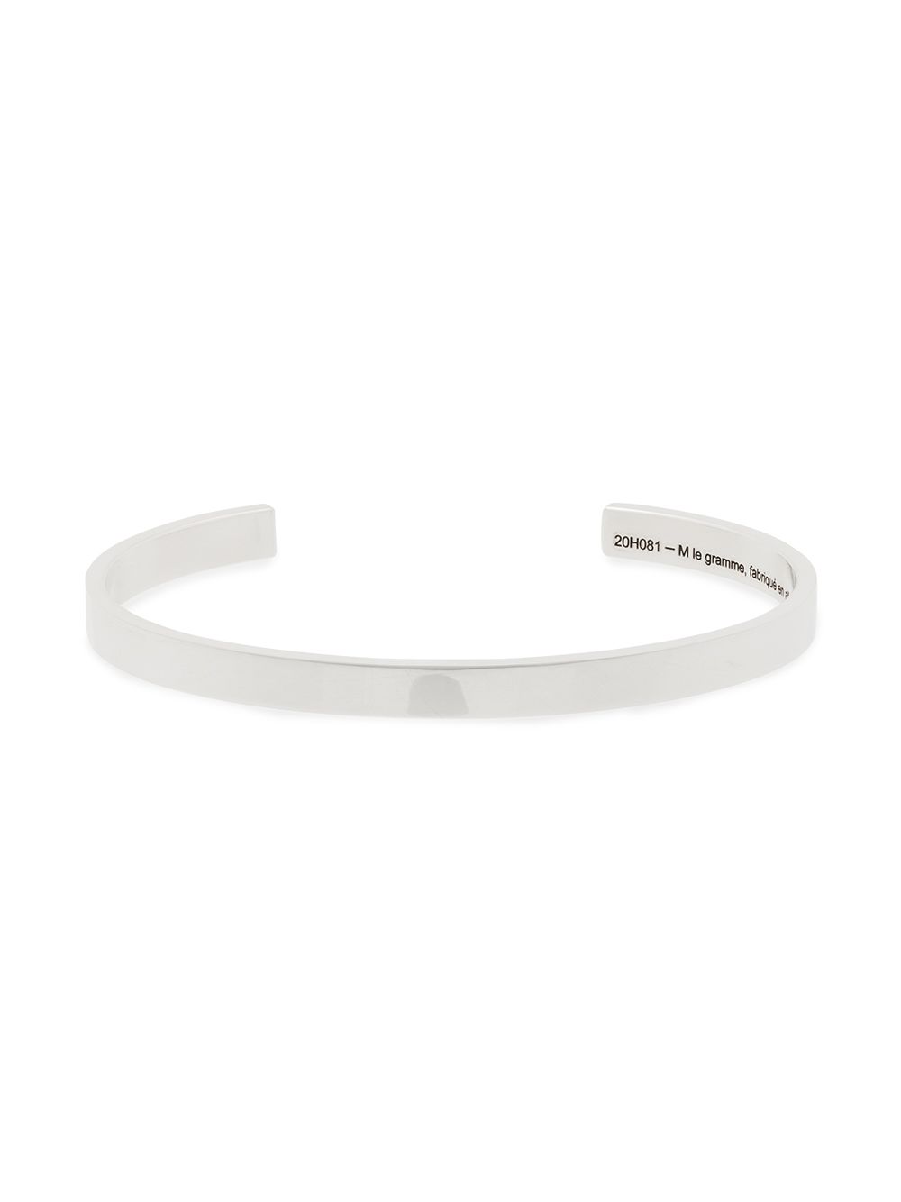 Le Gramme Le 15g Ribbon 抛光手镯 - 银色