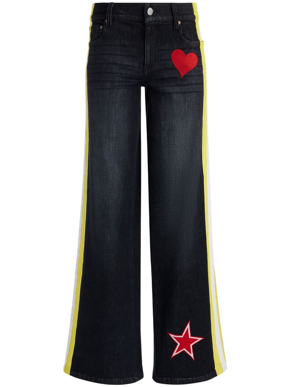 alice + olivia Trish 牛仔裤 - 黑色
