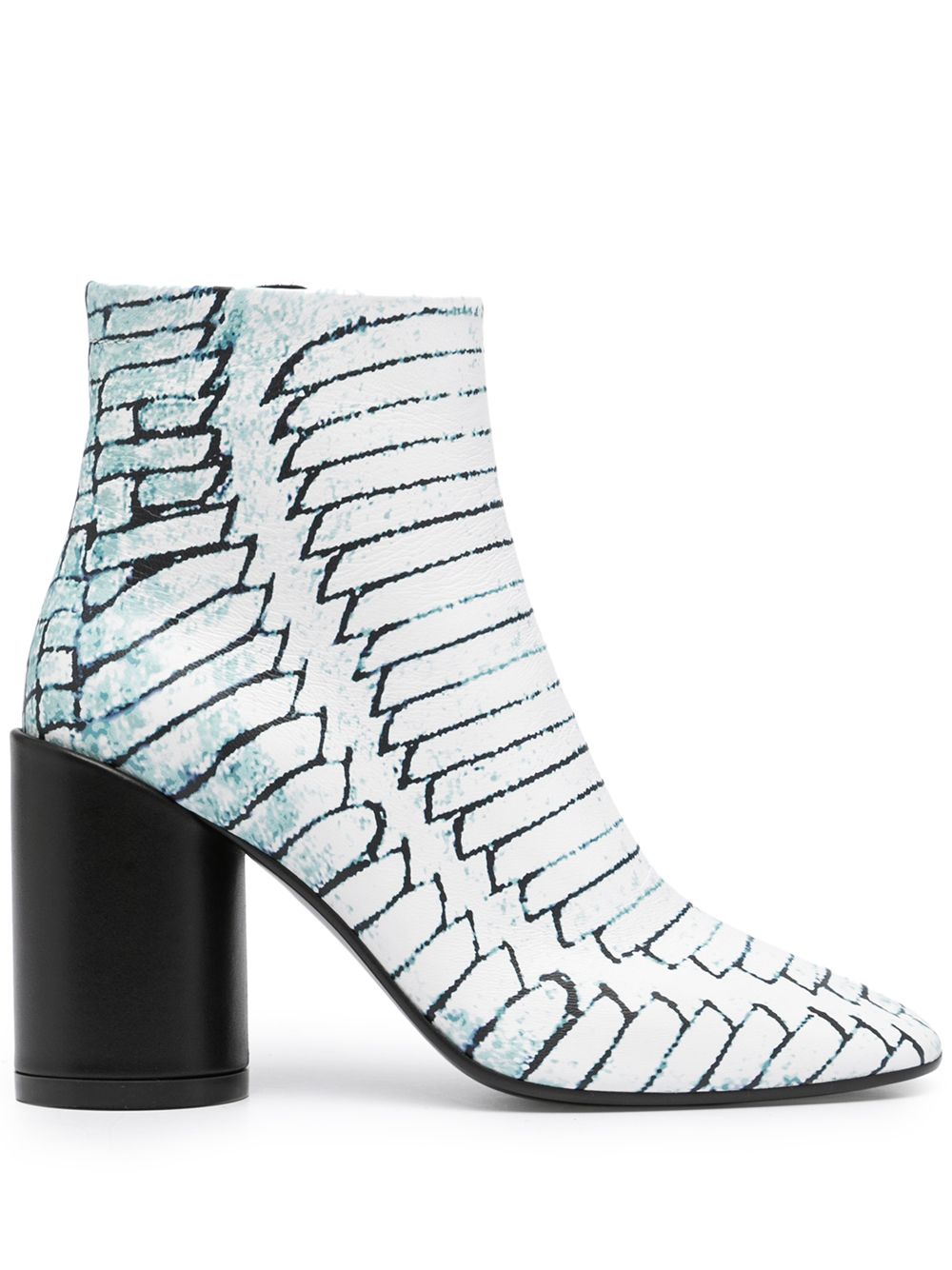MM6 Maison Margiela 高跟及踝靴 - 蓝色