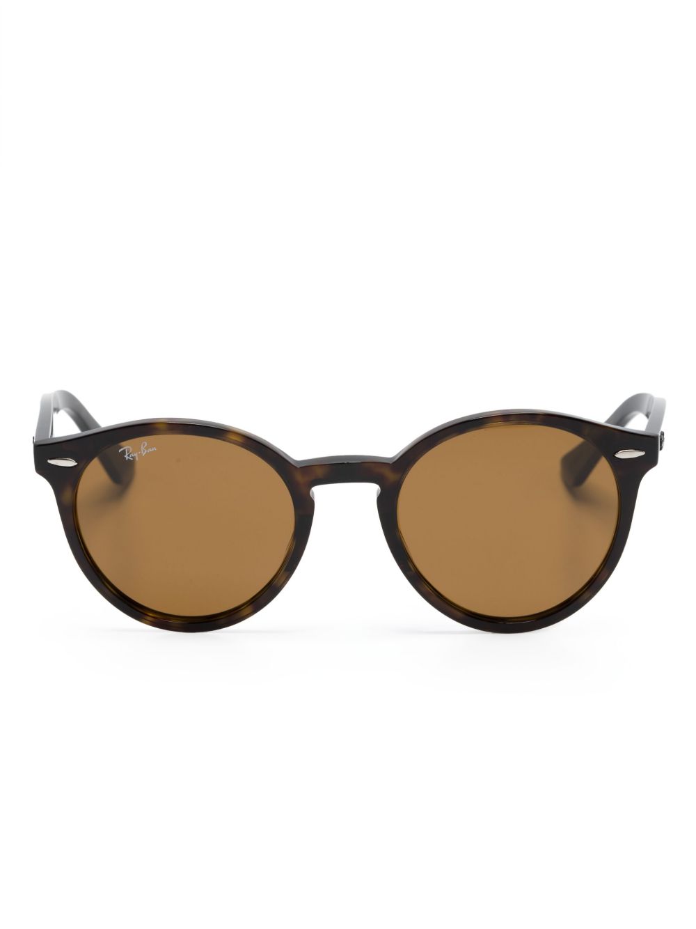 Ray-Ban Larry 椭圆形框太阳眼镜 - 褐色