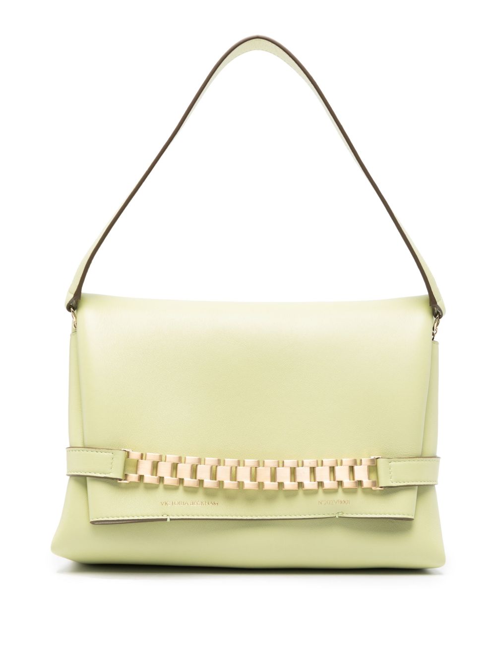 Victoria Beckham Chain Pouch 皮质单肩包 - 绿色