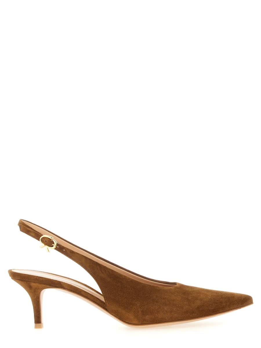 Gianvito Rossi 后空鞋 robbie