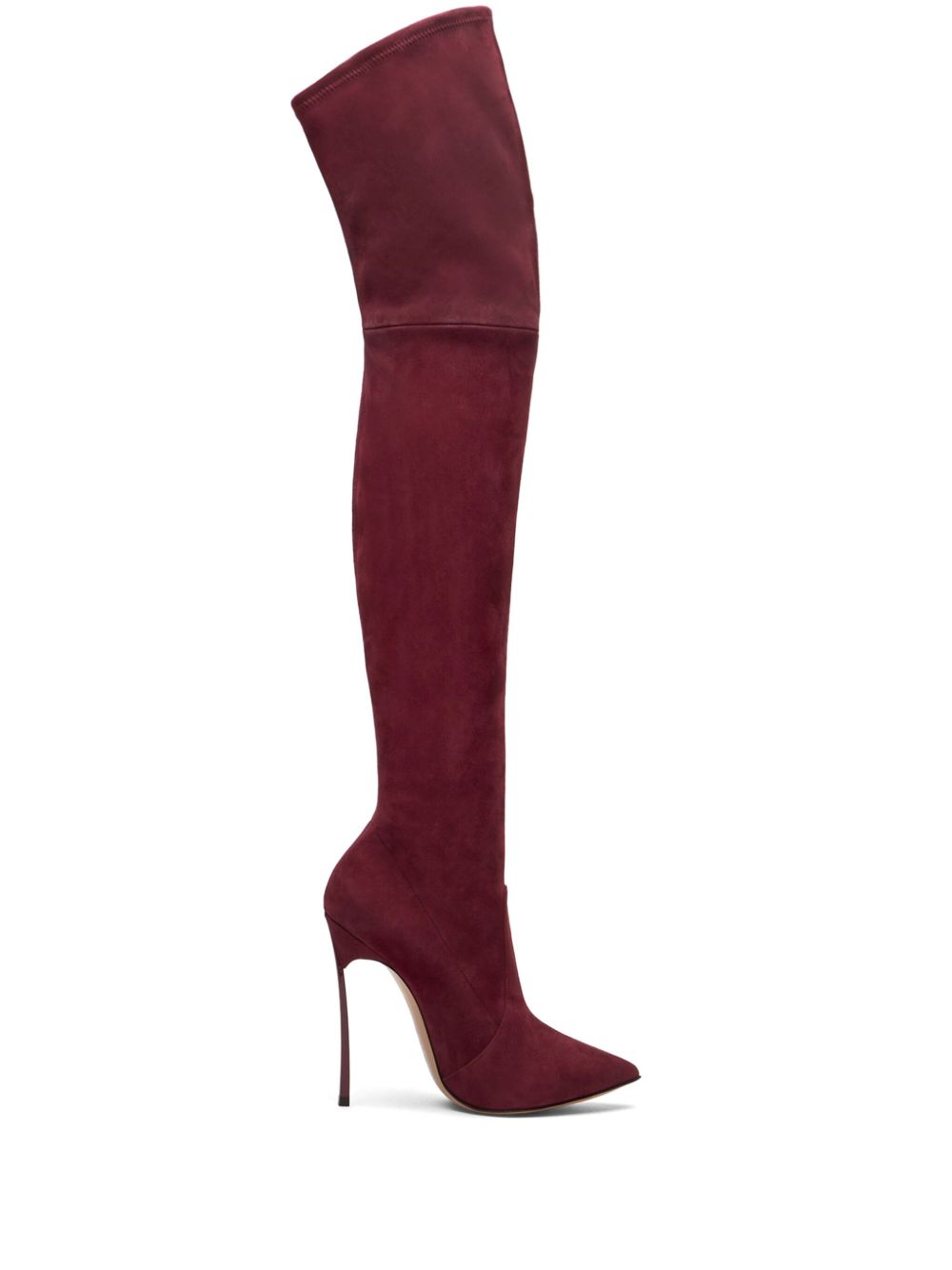Casadei Blade 高跟靴（10厘米） - 红色