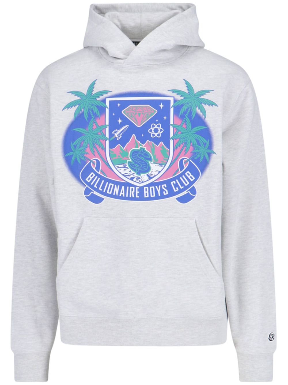 Billionaire Boys Club Tropical Crest Popover 连帽衫 - 灰色