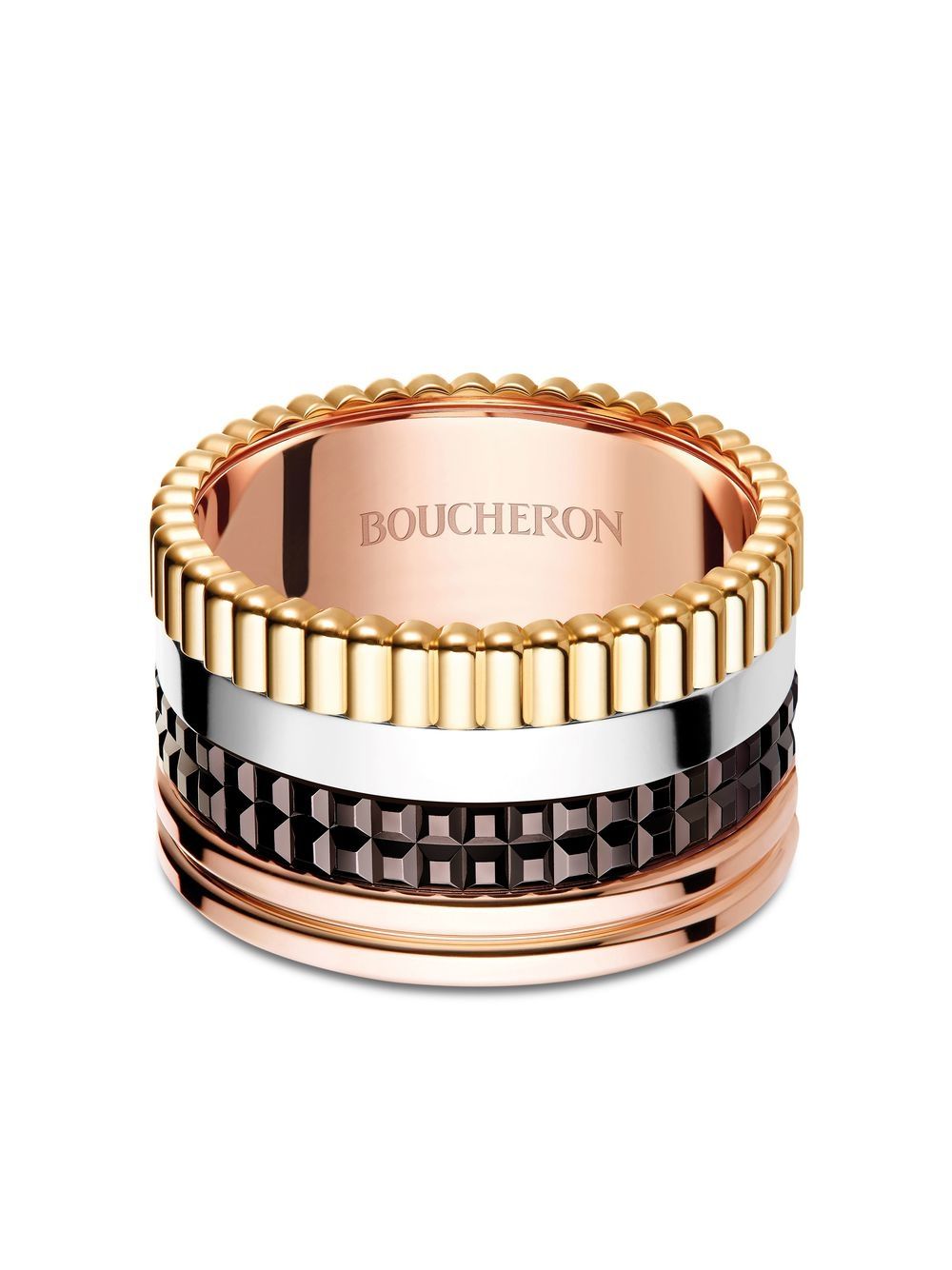 Boucheron Quatre Classique18k大号戒指 - 金色