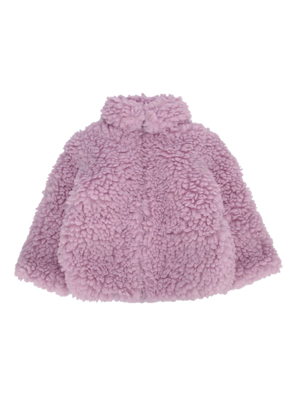 Stella McCartney Kids 人造皮毛一体外套 - 紫色
