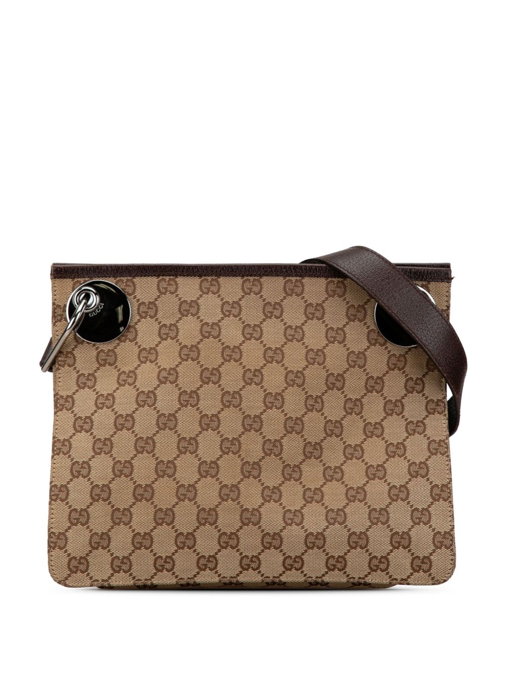 Gucci Pre-Owned 2000-2015 GG Canvas Eclipse crossbody bag - 褐色