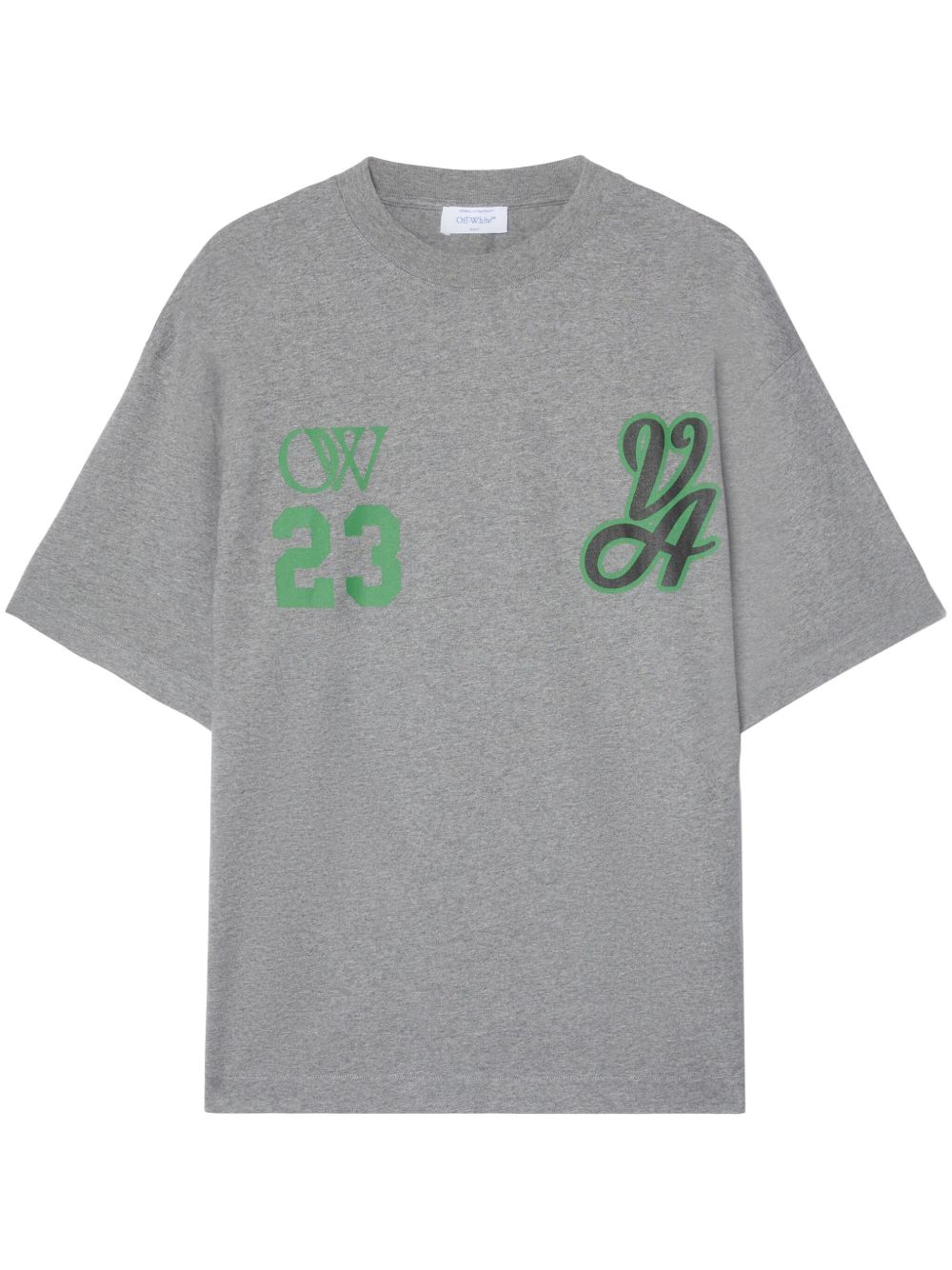 Off-White 23 Varsity Skate 棉T恤 - 灰色