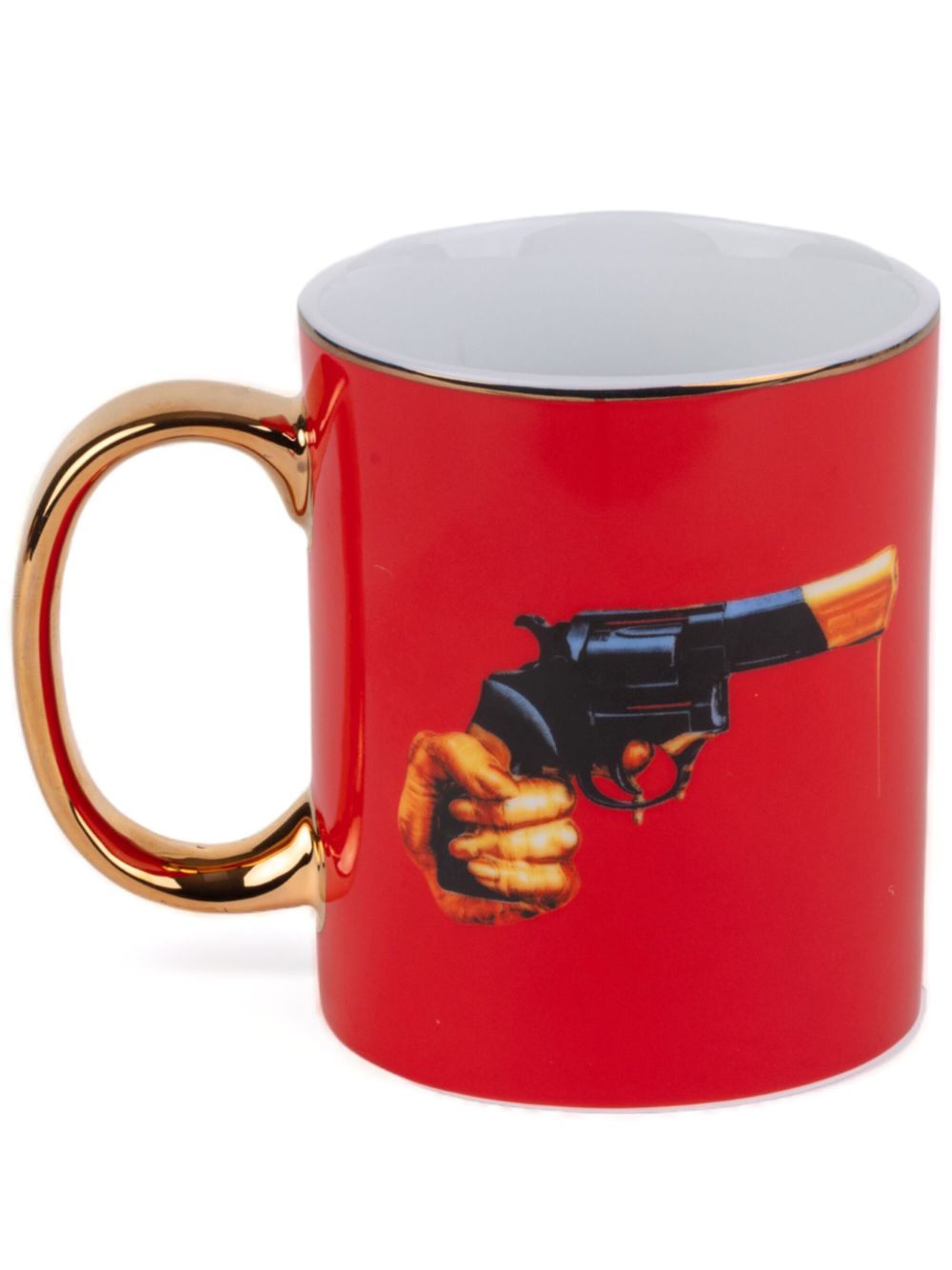Seletti Revolver 陶瓷马克杯 - 红色