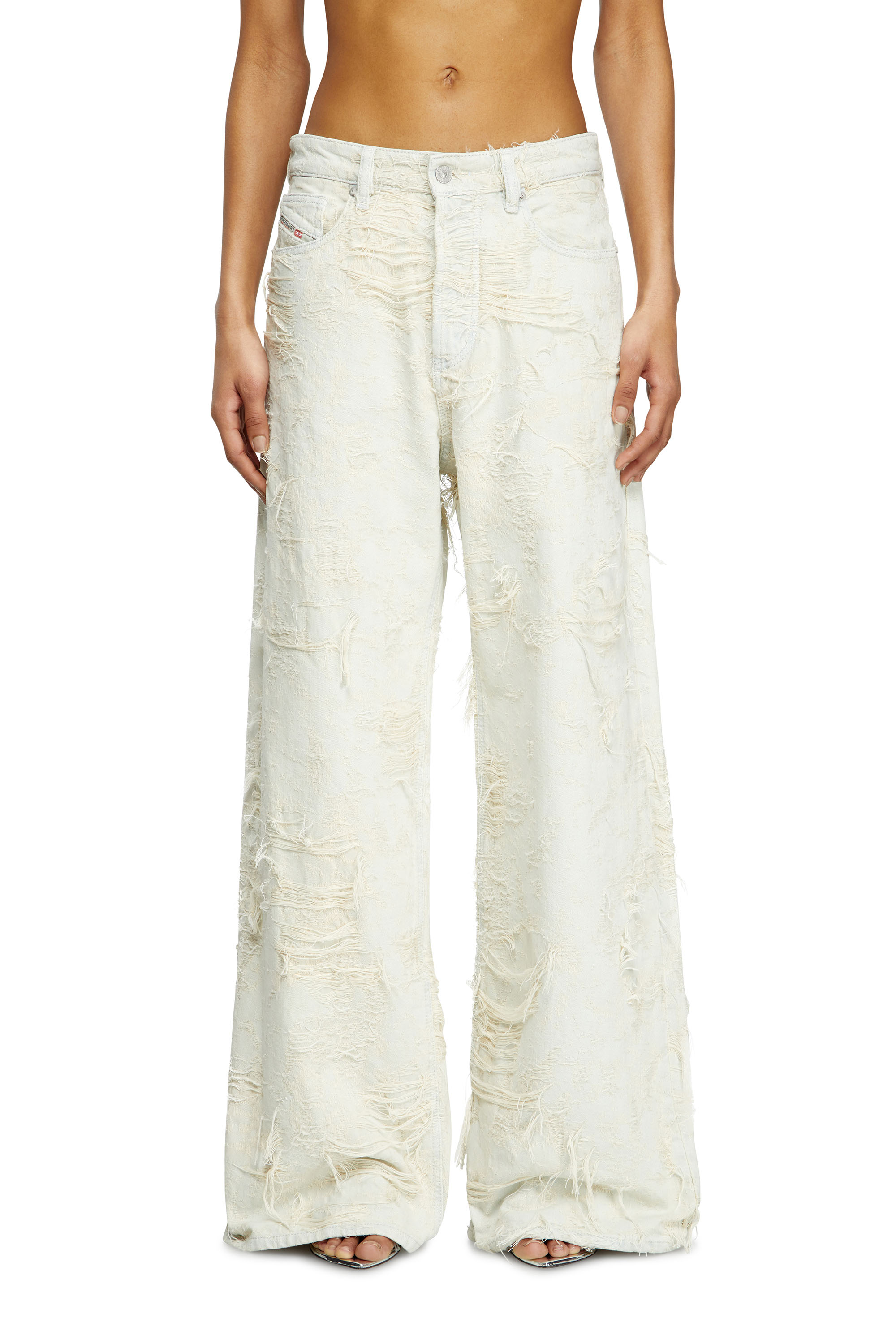 Diesel - Relaxed Jeans - 1996 D-Sire - Jeans - Woman - White
