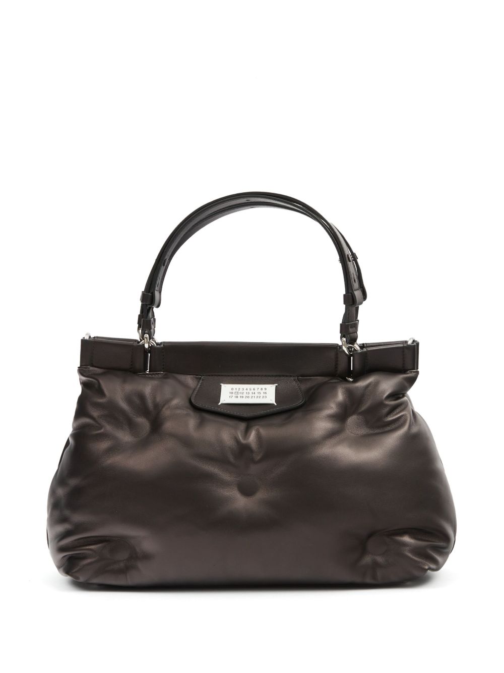 Maison Margiela Glam Slam 中号手提包 - 黑色