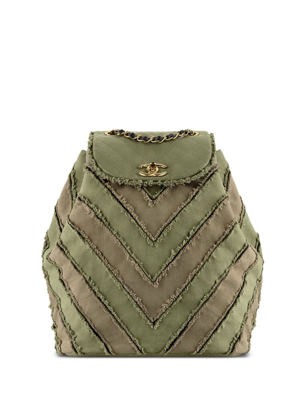 CHANEL Pre-Owned Cruise Coco 双肩包（2017年典藏款） - 绿色