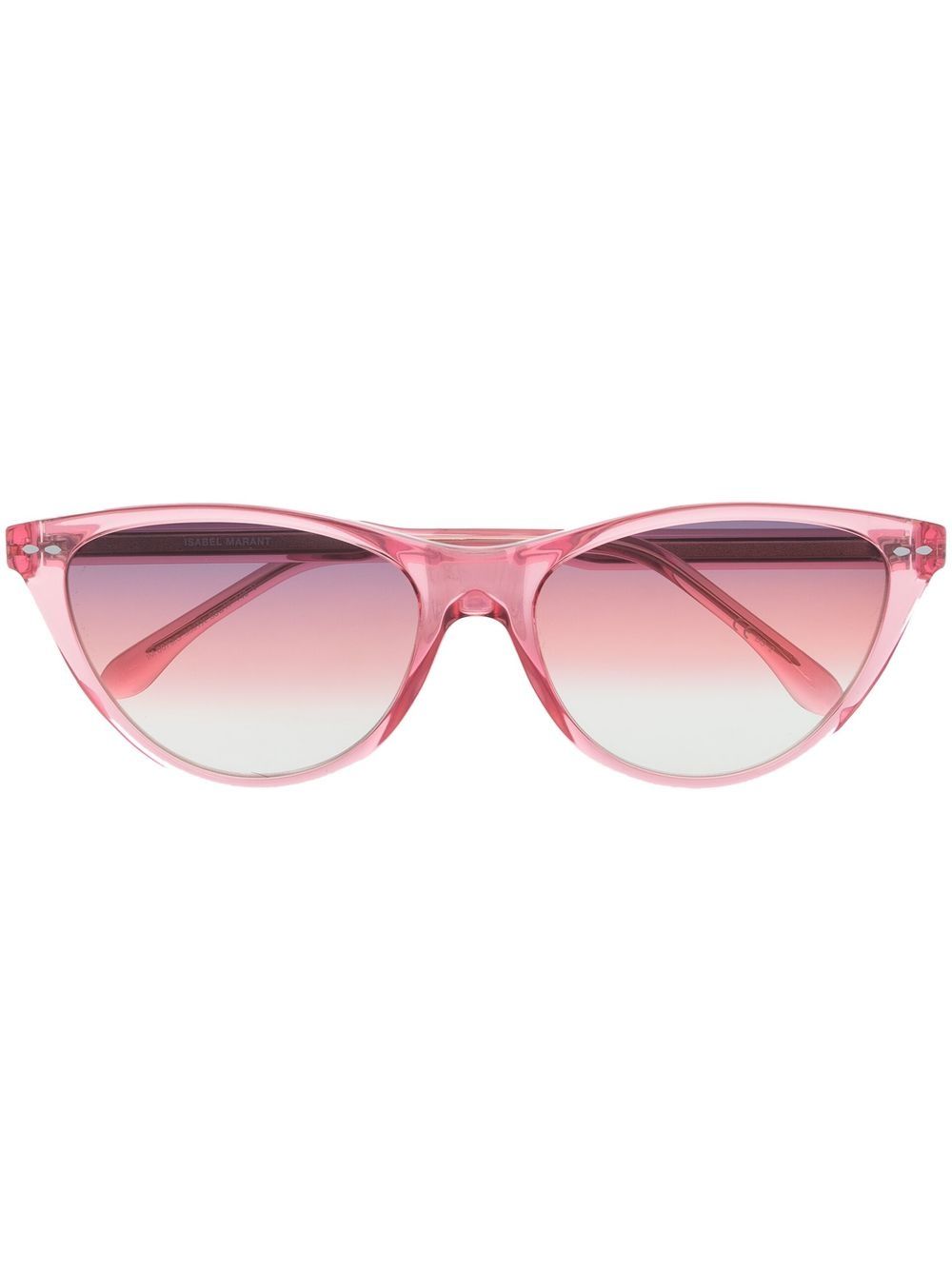 Isabel Marant Eyewear logo猫眼框太阳眼镜 - 粉色