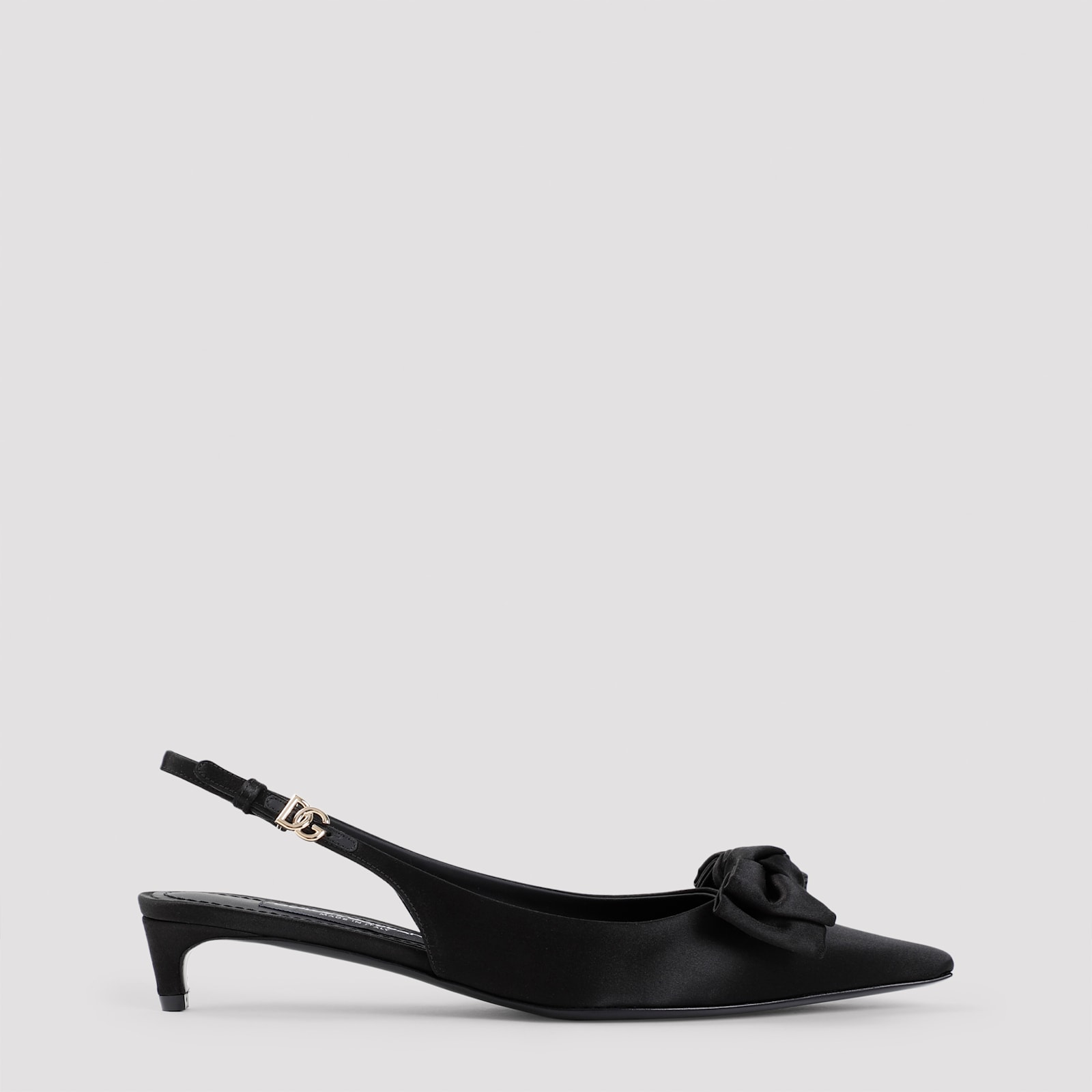 Dolce & Gabbana 缎面露跟高跟鞋