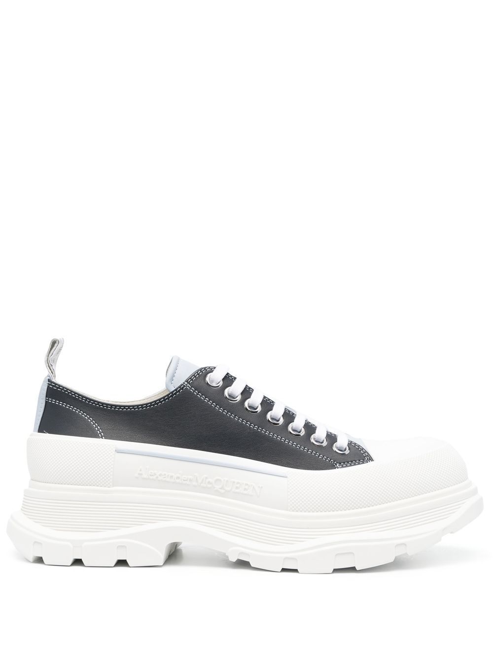 Alexander McQueen Tread Slick 系带运动鞋 - 蓝色