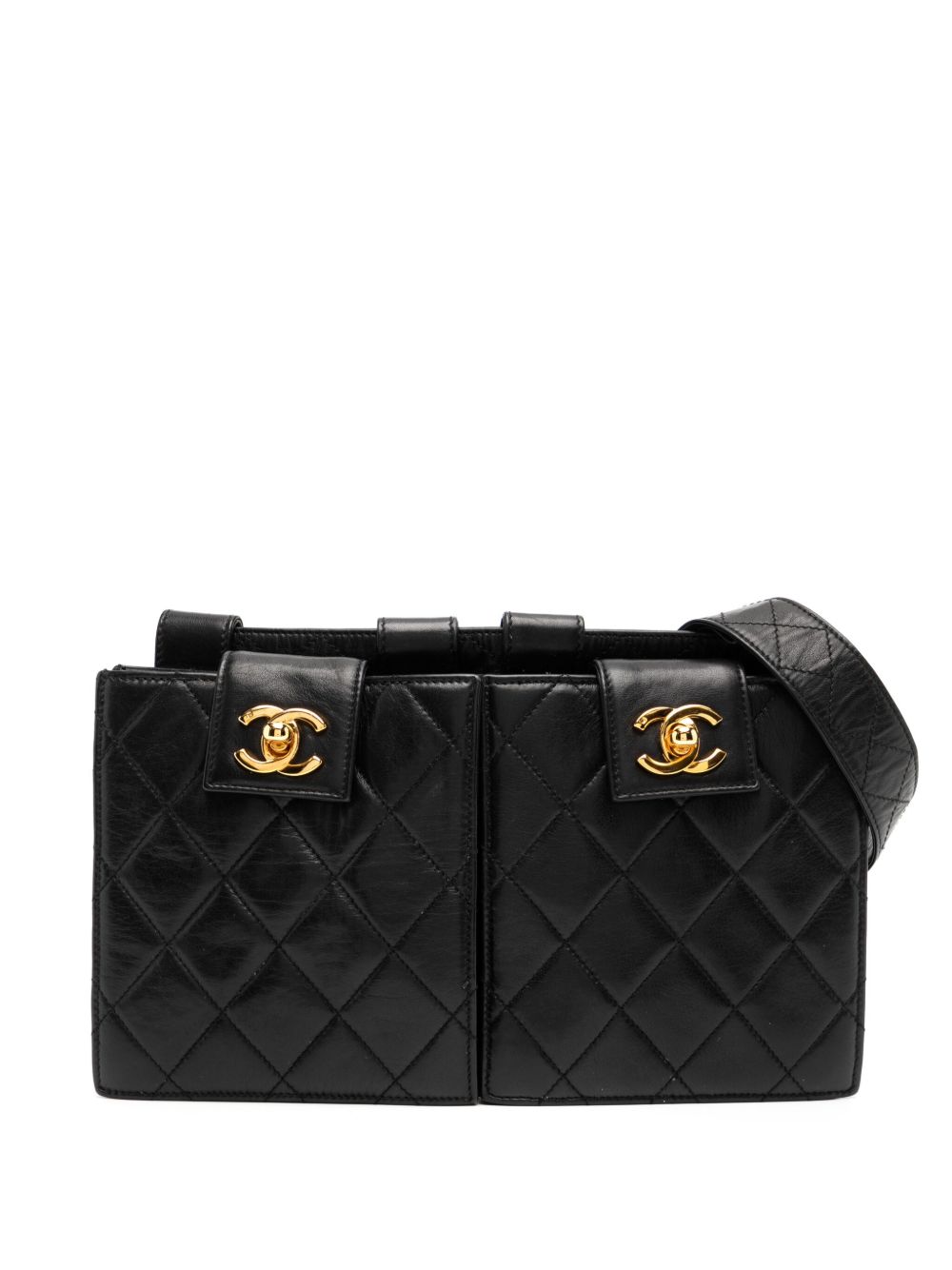 CHANEL Pre-Owned 经典腰包（1992年典藏款） - 黑色