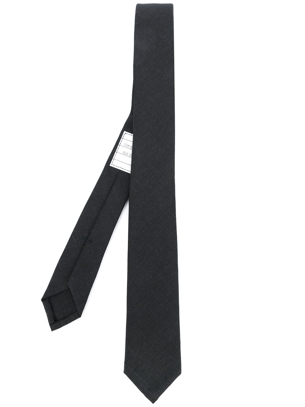 Thom Browne 经典 SUPER 120'S 炭灰色领带