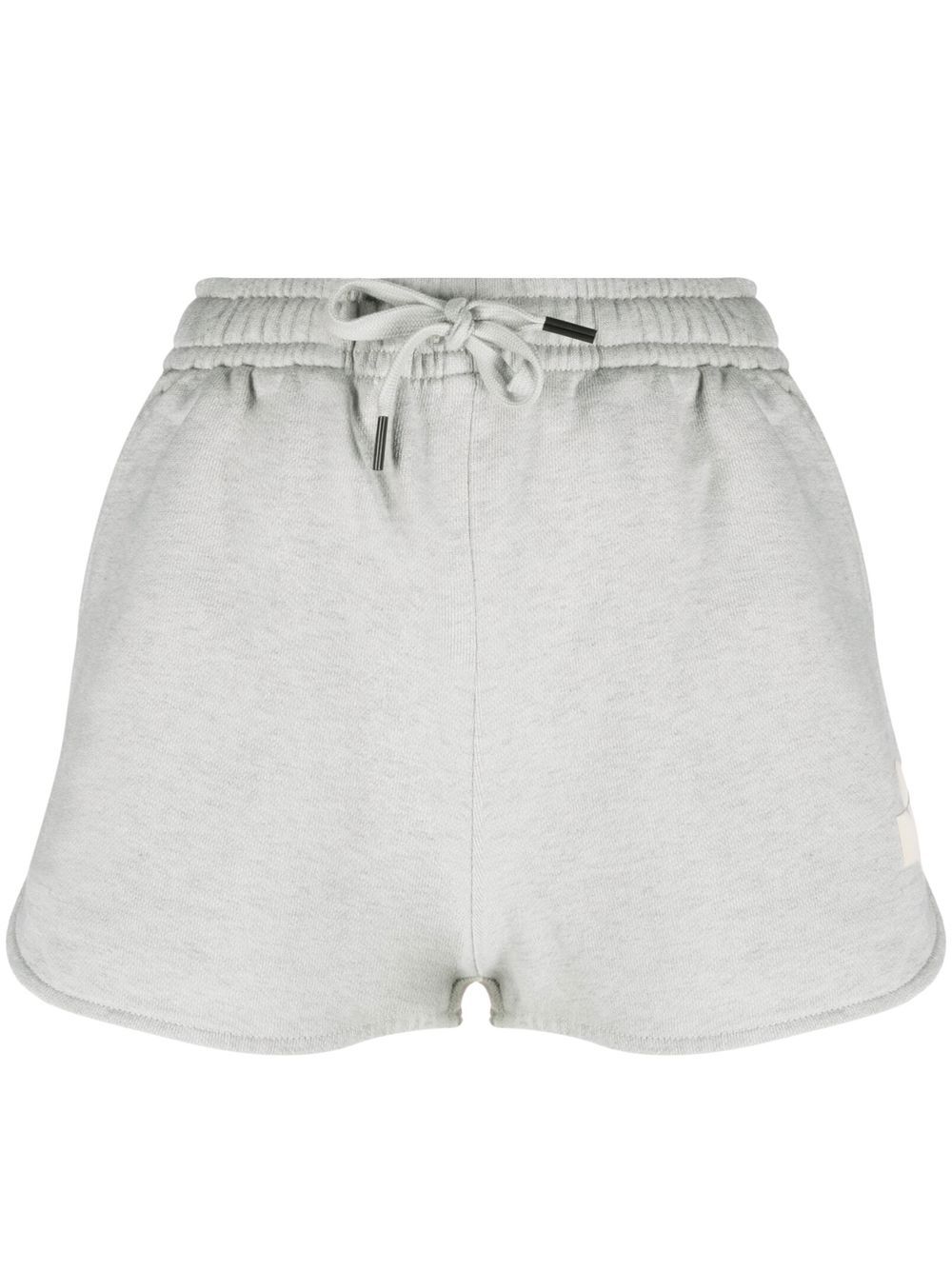 MARANT ÉTOILE Mifa logo印花运动短裤 - 蓝色