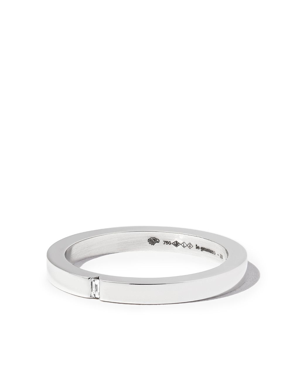 Le Gramme 5g polished 2mm 18K白金结婚戒指 - 银色